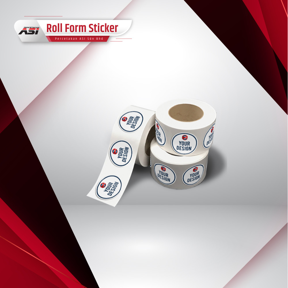 Roll Form Sticker Roll Form Sticker
